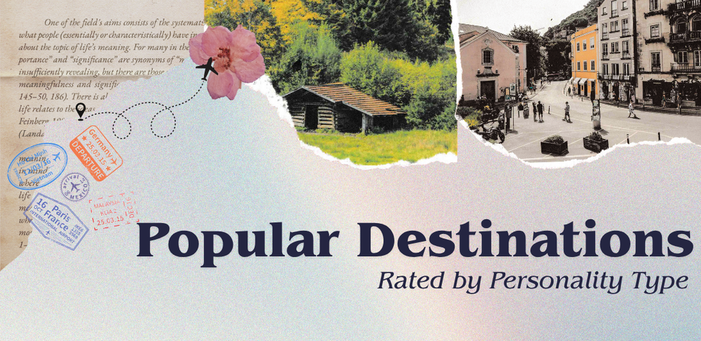 Popular Destinations Rated by Personality Type