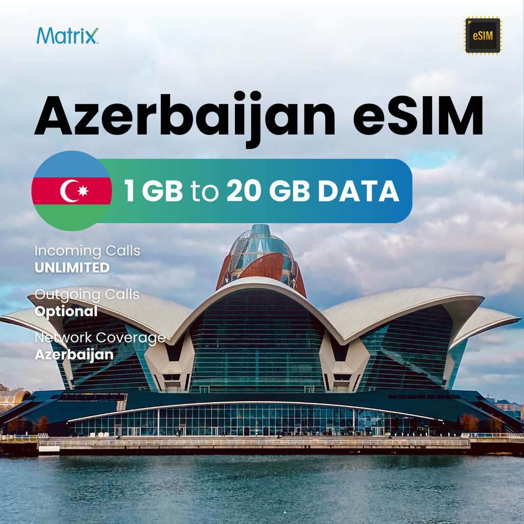 Buy International eSIM for Azerbaijan