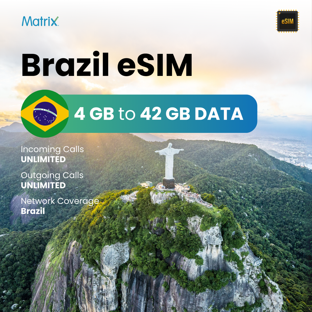 Buy International eSIM for Brazil