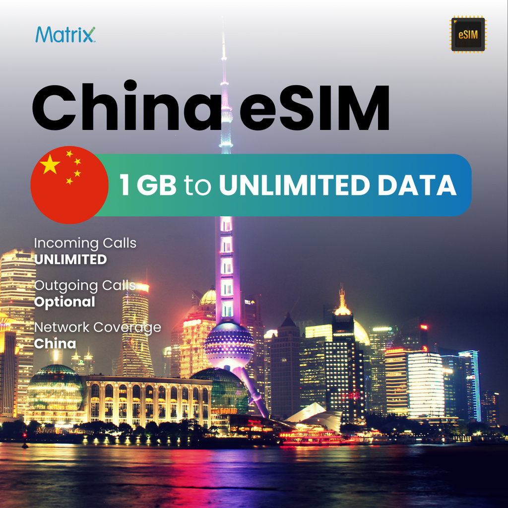 Buy International eSIM for China