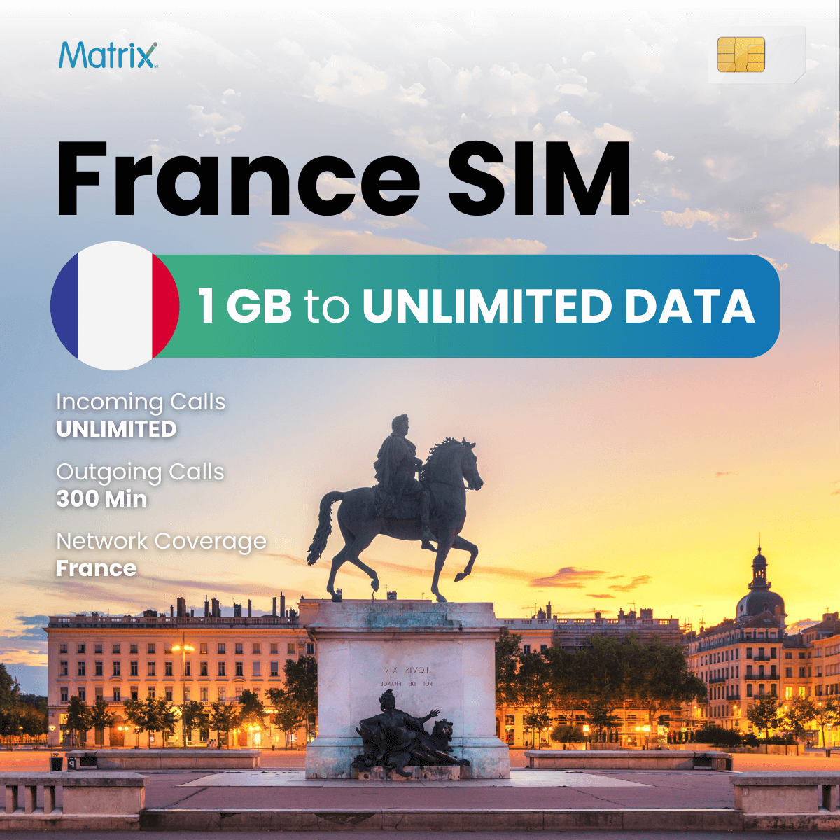 France SIM Card Seamless Connectivity with Unlimited Plans Matrix