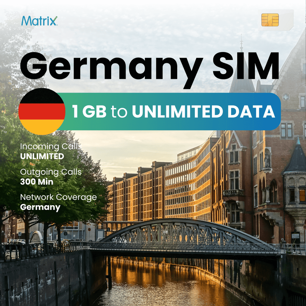 Germany SIM Card - Stay Connected with Affordable Plans | Matrix