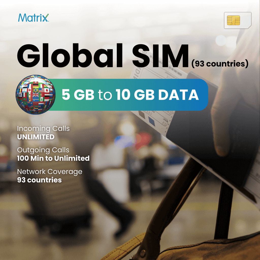 Buy Best International SIM Card Starting at Just Rs 99/- Only – Matrix