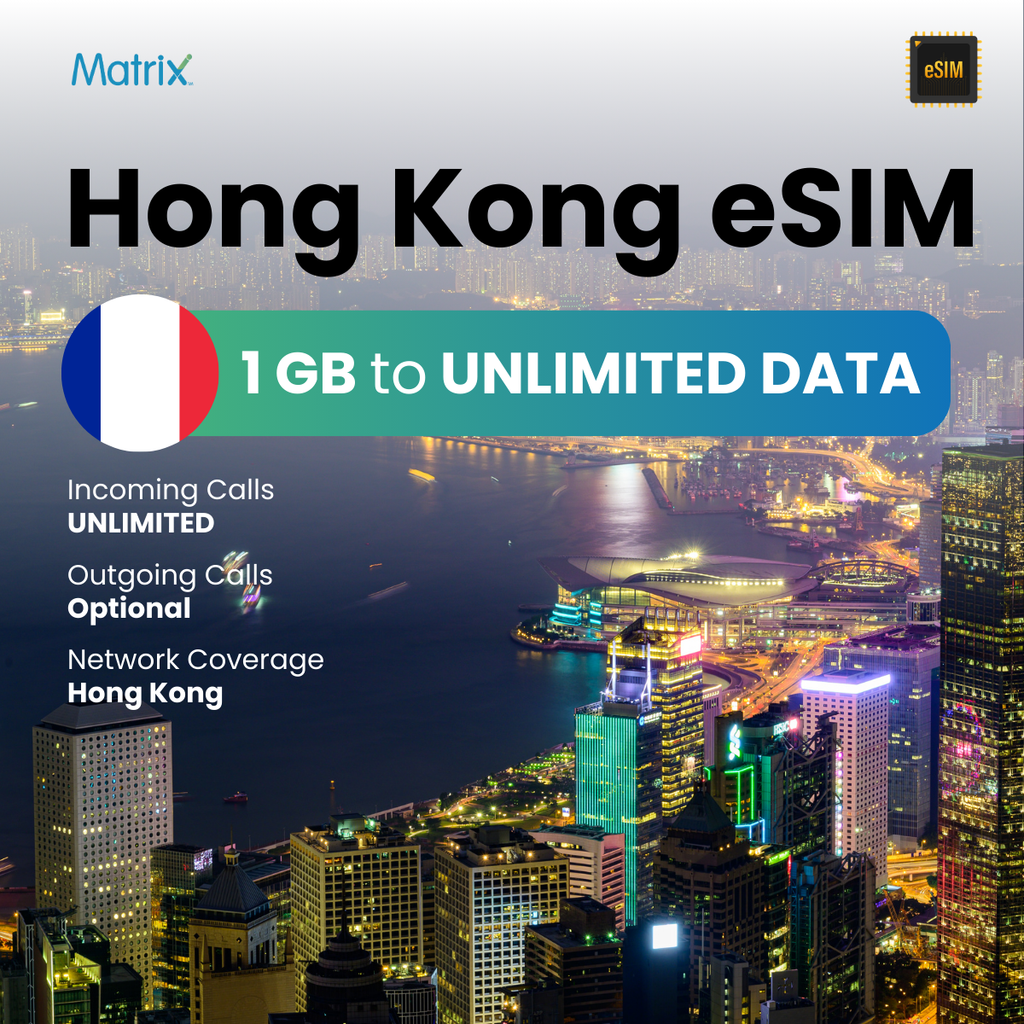 Buy International eSIM for Hong Kong