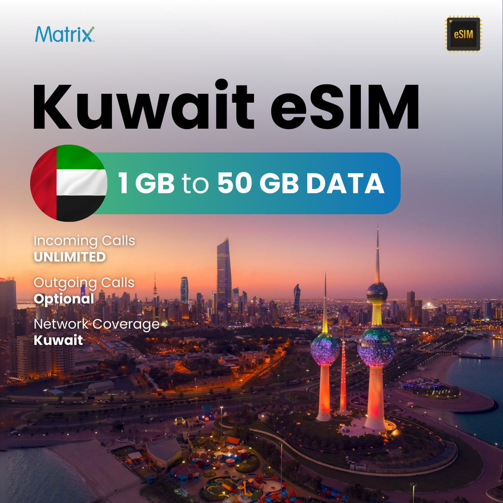 Buy International eSIM for Kuwait