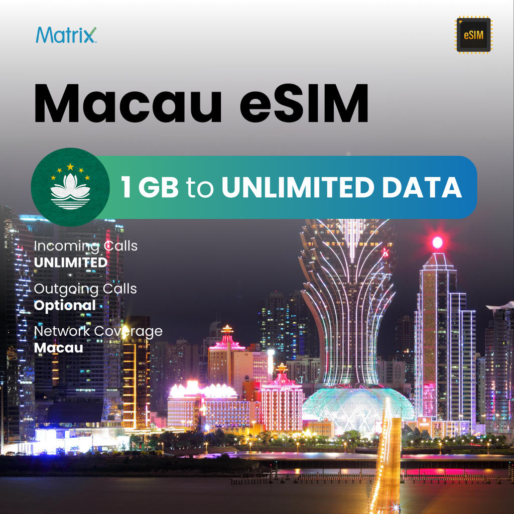 Buy International eSIM for Macau