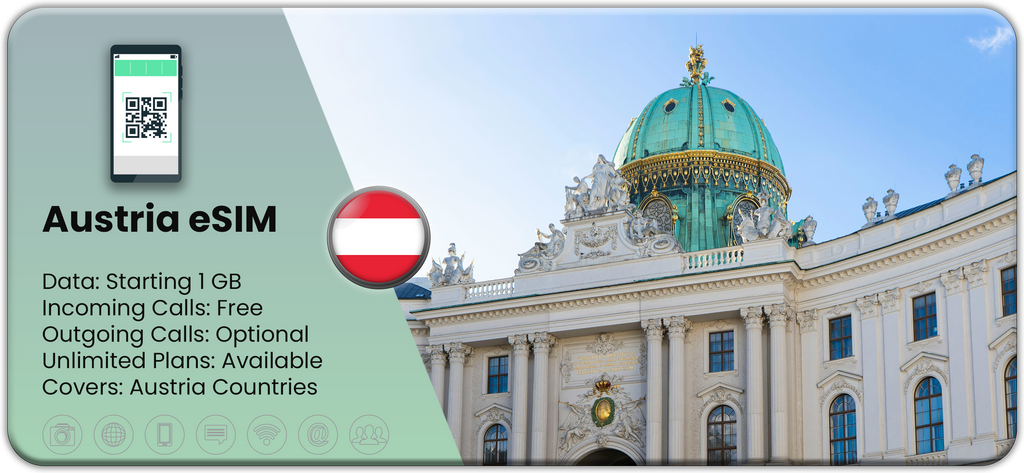 Buy Travel eSIM for Austria at Matrix