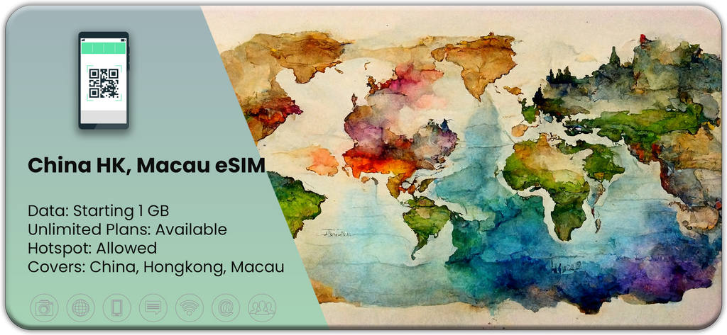 Buy Travel eSIM for China (HK & Macau) at Matrix