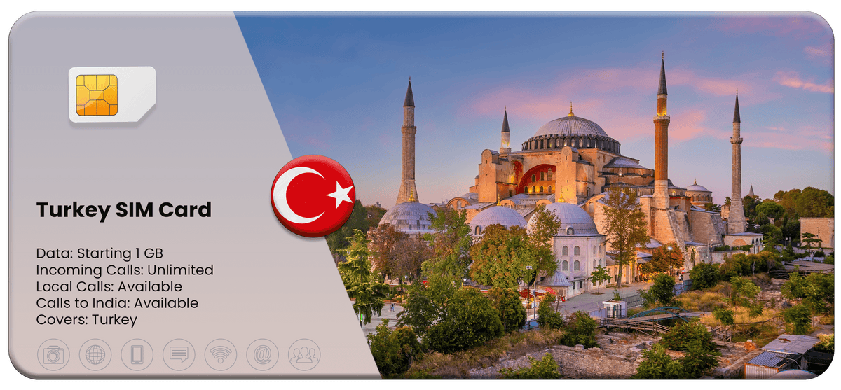 Buy Best Turkey SIM Card For International Travel at Matrix